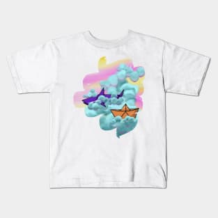 Origami Dreams Kids T-Shirt